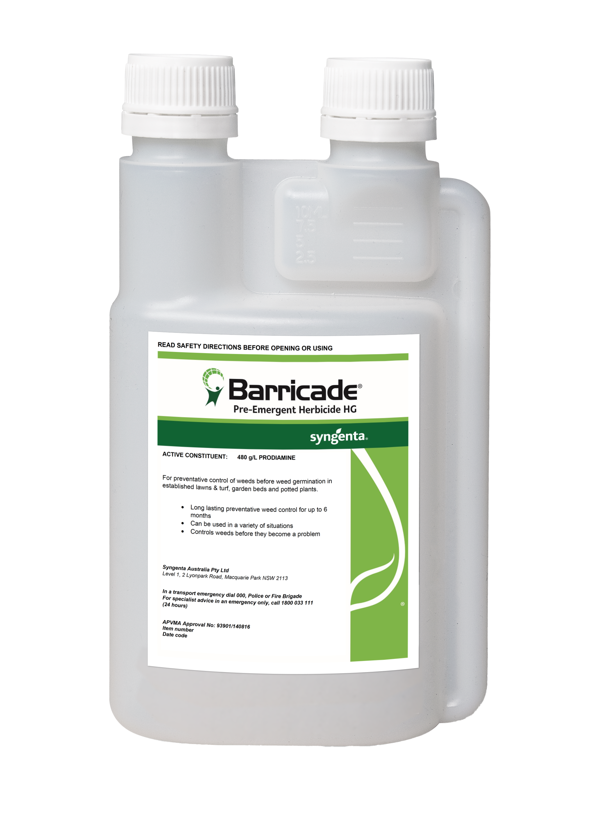 Barricade Pre-Emergent Herbicide 250ml