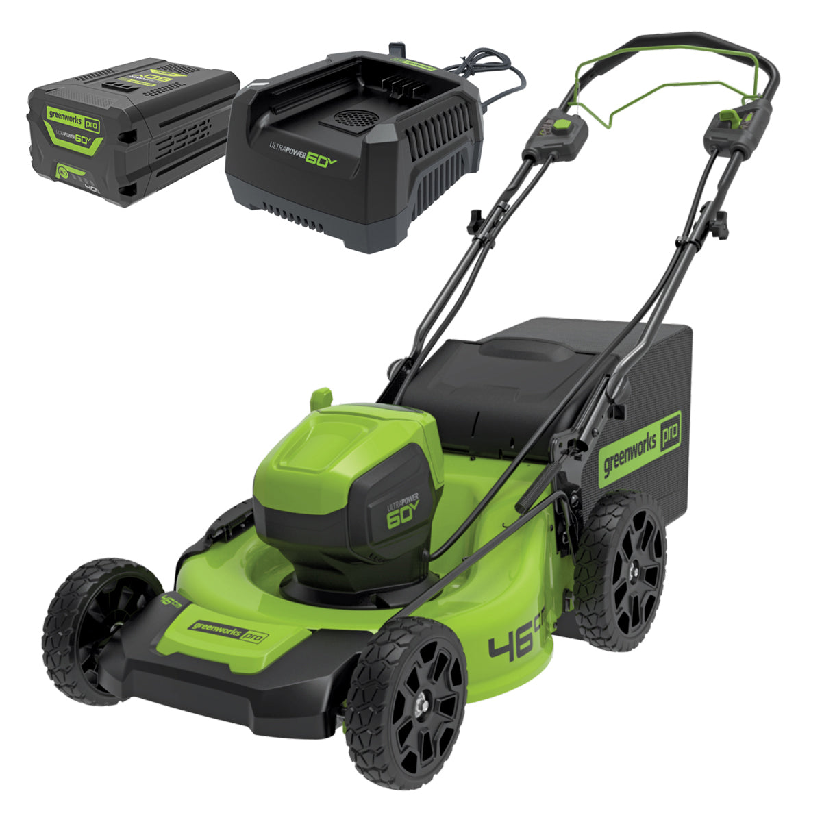 Greenworks 60V Self-Propelled Lawn Mower 46cm