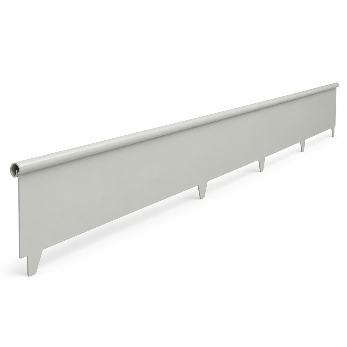Illustrative render of one Surf Mist garden edging strip on a white background