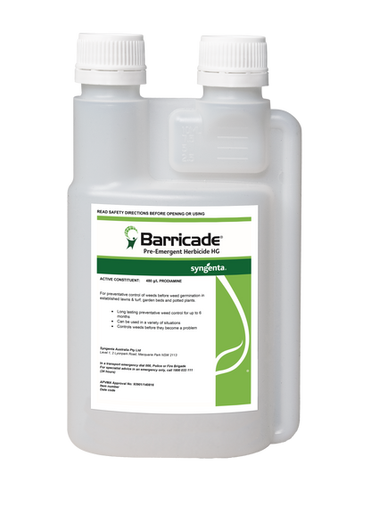 Barricade Pre-Emergent Herbicide 250ml