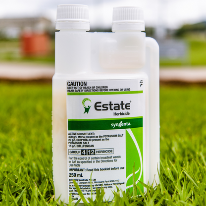 safe broadleaf herbicide Estate Broadleaf Herbicide Concentrate 250ml – GoTurf
