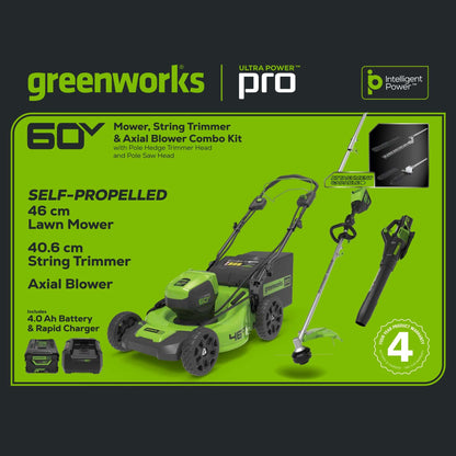 Greenworks 60V Self-Propelled Lawnmower Kit
