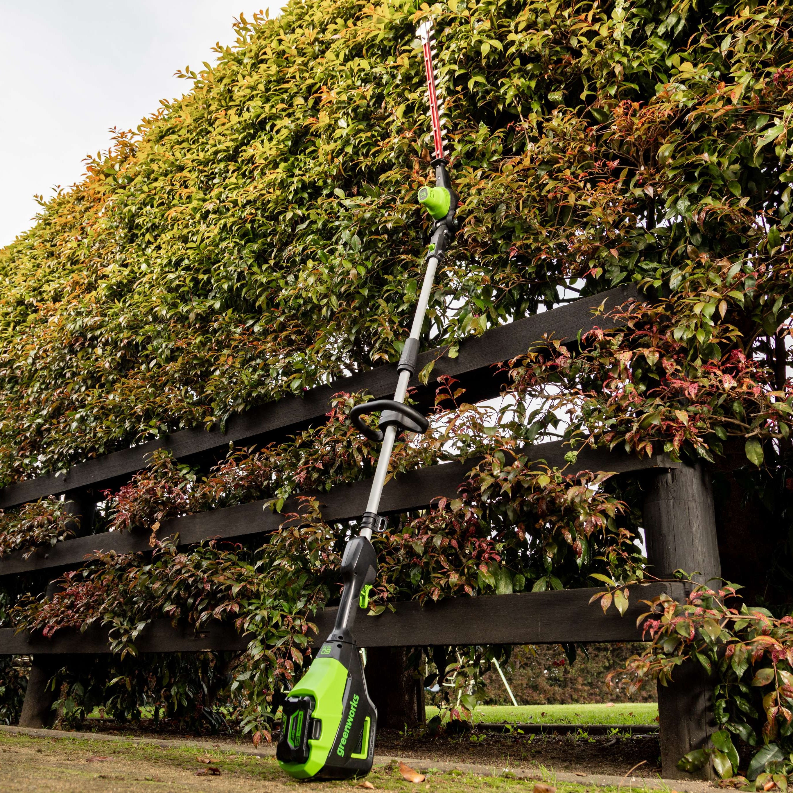 Greenworks 60V Brushless Pole Hedge Trimmer