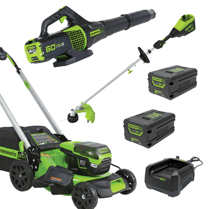 Greenworks 60V 51cm Self-Propelled Lawnmower Kit