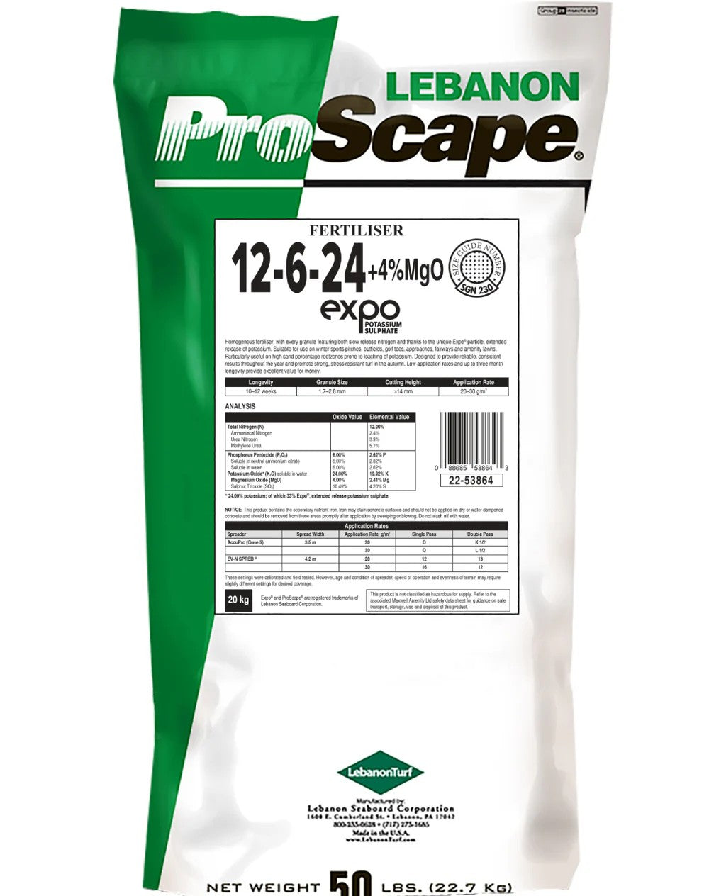 Lebanon Proscape Fertilizer and Weed Control