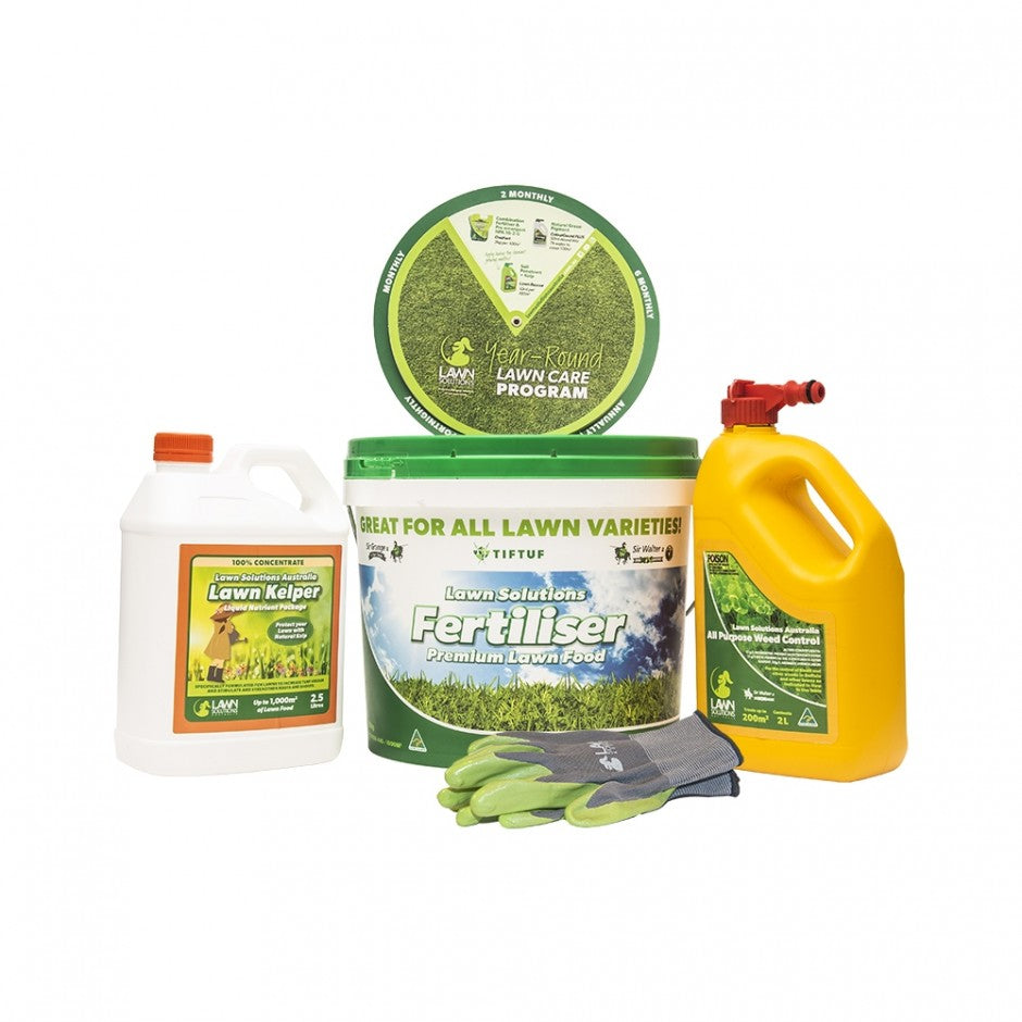 Weed & Feed Bundle - with Handy Gardening Gloves